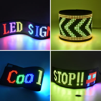 Panneau LED programmable pour voiture – Texte personnalisé, animations et affichage couleur