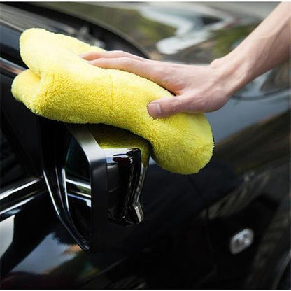 Serviette de lavage de voiture double face